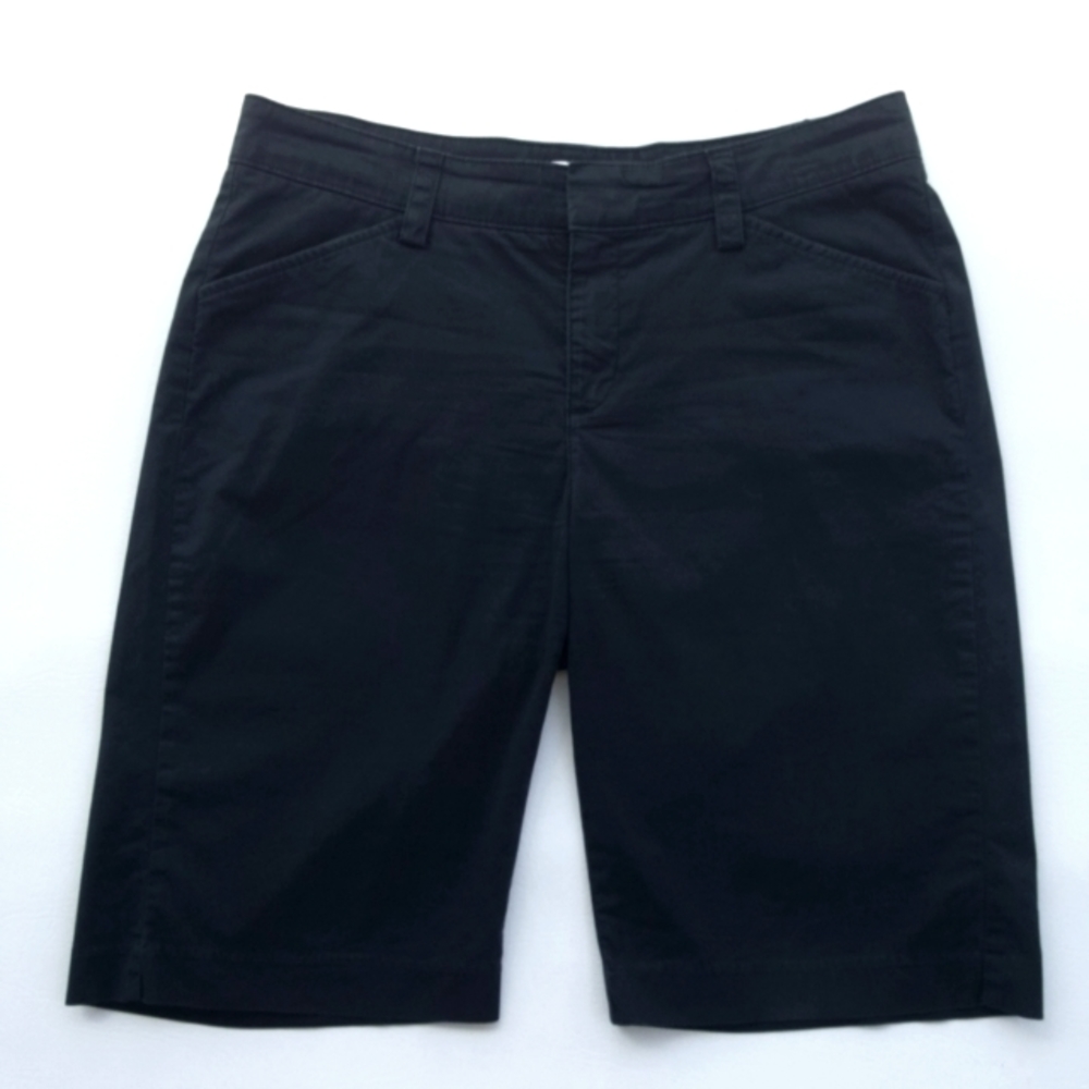 LEE ♡ Super-Sweet Black ONE TRUE FIT Lower on The Waist Comfy Bermuda Shorts 12
